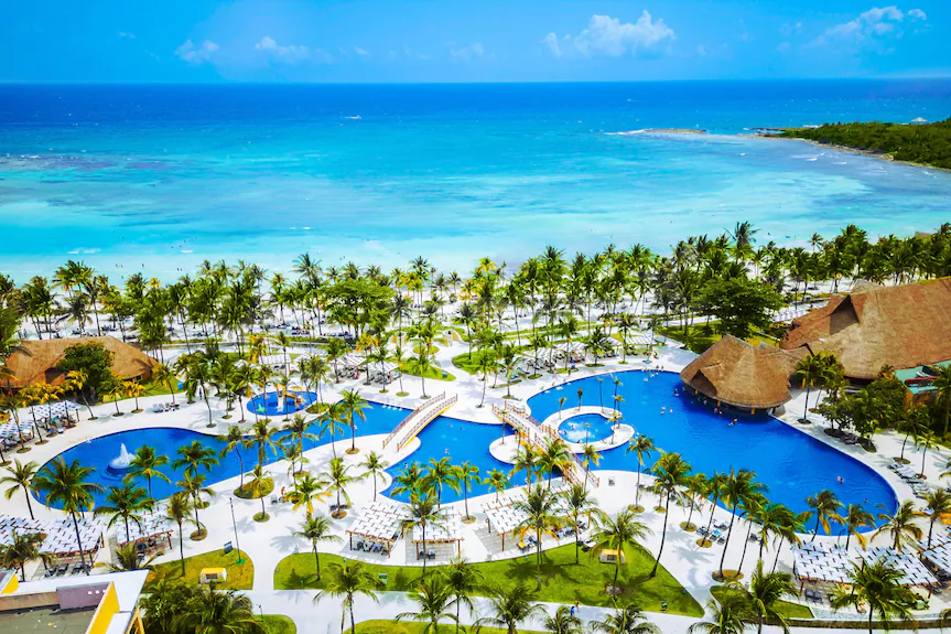Barceló Maya Riviera adults-only all-inclusive resort with beachfront pools and modern accommodations on the Riviera Maya.