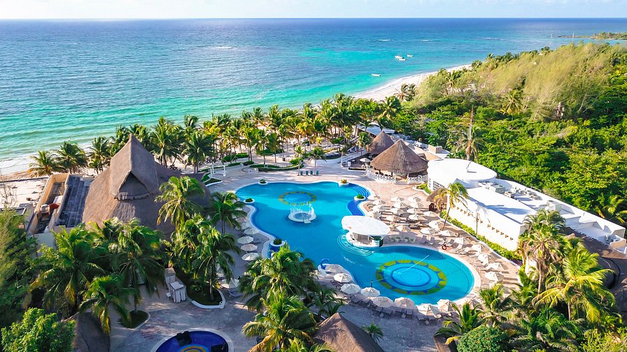 Catalonia Royal Tulum adults-only all-inclusive resort with beachfront setting, tropical gardens, and relaxed Caribbean atmosphere on the Riviera Maya.