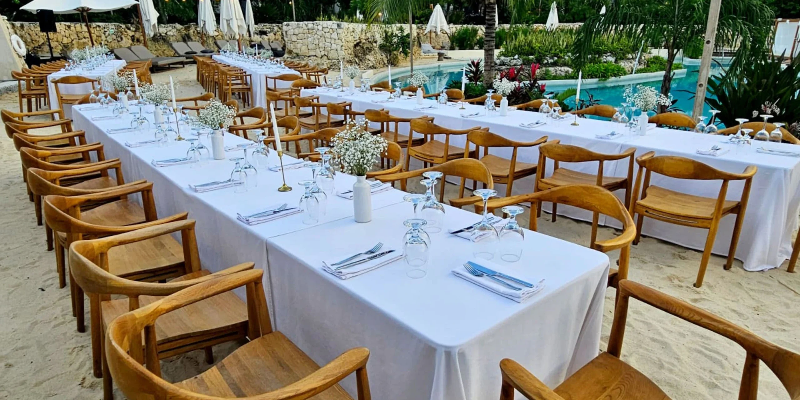 Central Cenote A wedding venue surrounded by tropical greenery at Secrets Tulum Resort & Beach Club