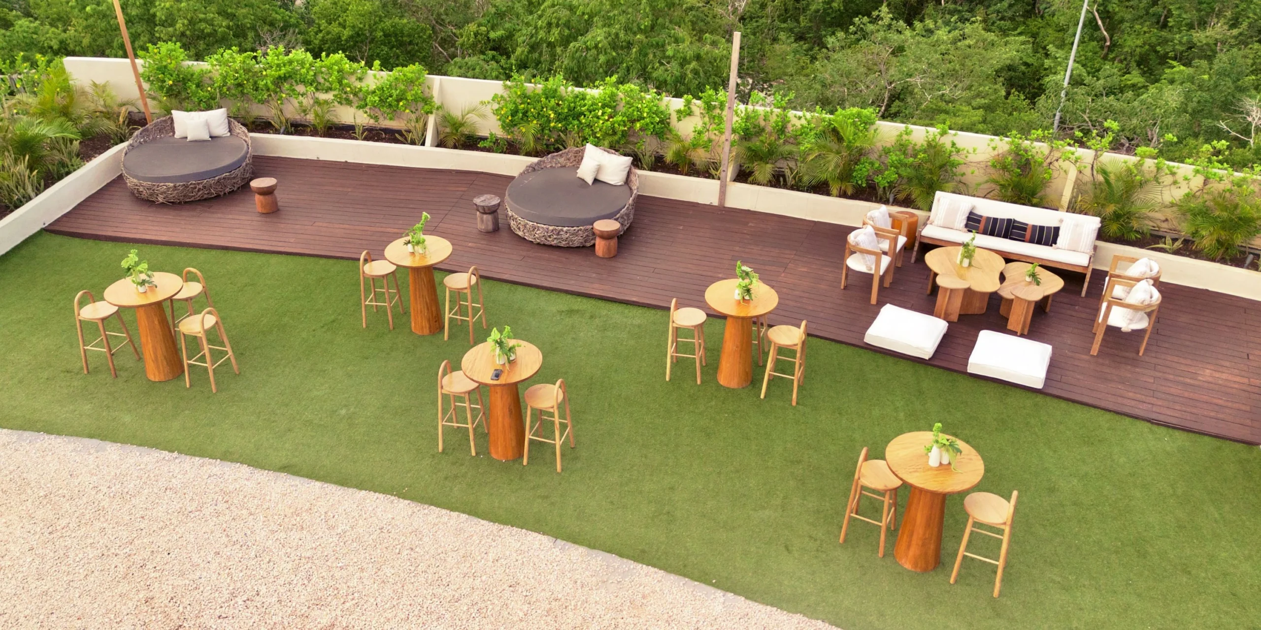 Luna Terrace wedding venue with elegant outdoor setting at Secrets Tulum Resort & Beach Club